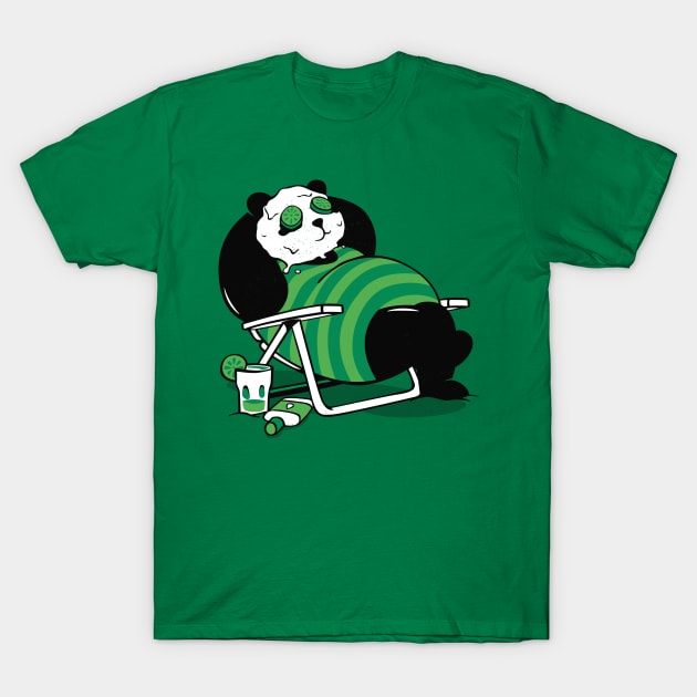 Summer Panda T-Shirt by vonHeilige